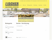 Tablet Screenshot of anhaenger-lischer.de